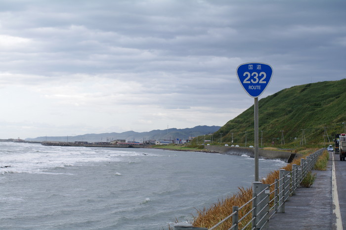 日本海沿いを北上